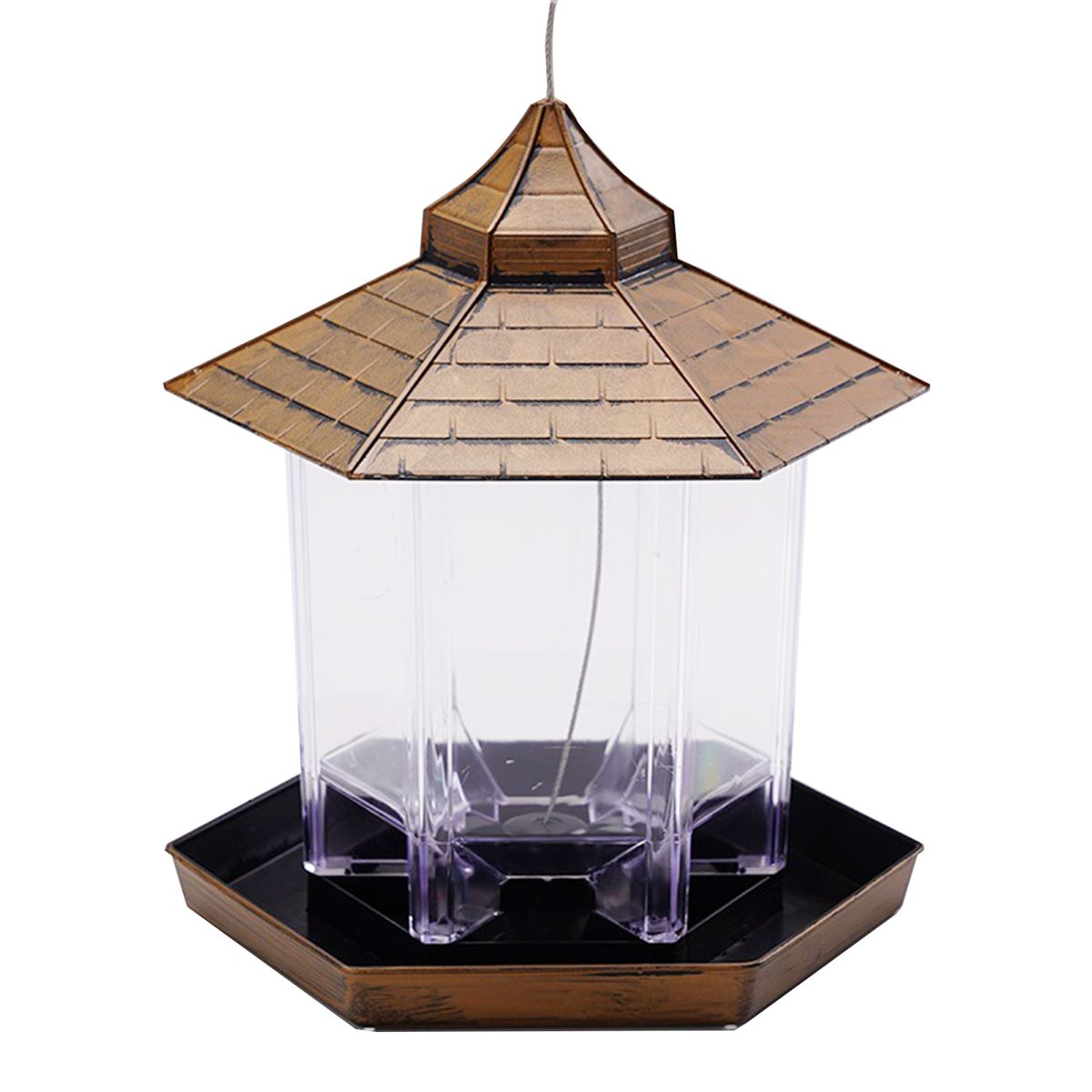 Bird Feeder Hanging Bird Feeder Hexagon Shaped Waterproof