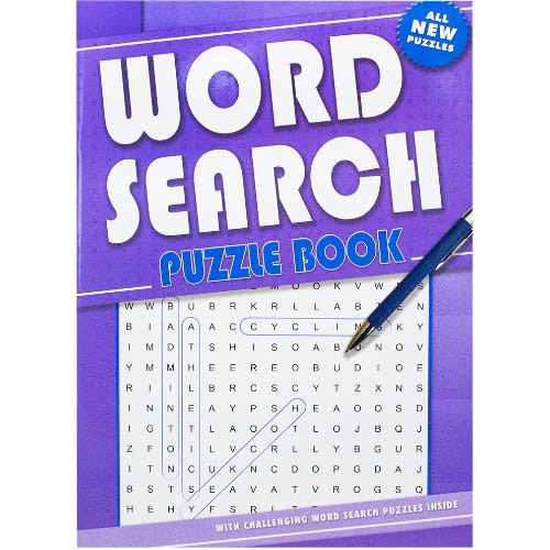 Word Search Puzzle Book - Purple