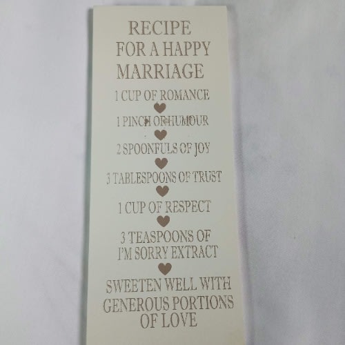 Marriage Rules Wall Decor