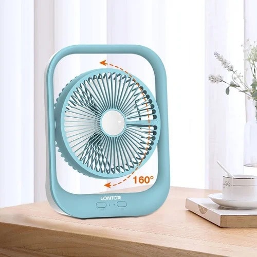 7" Rechargeable Table Fan - Ctl-cf096-7