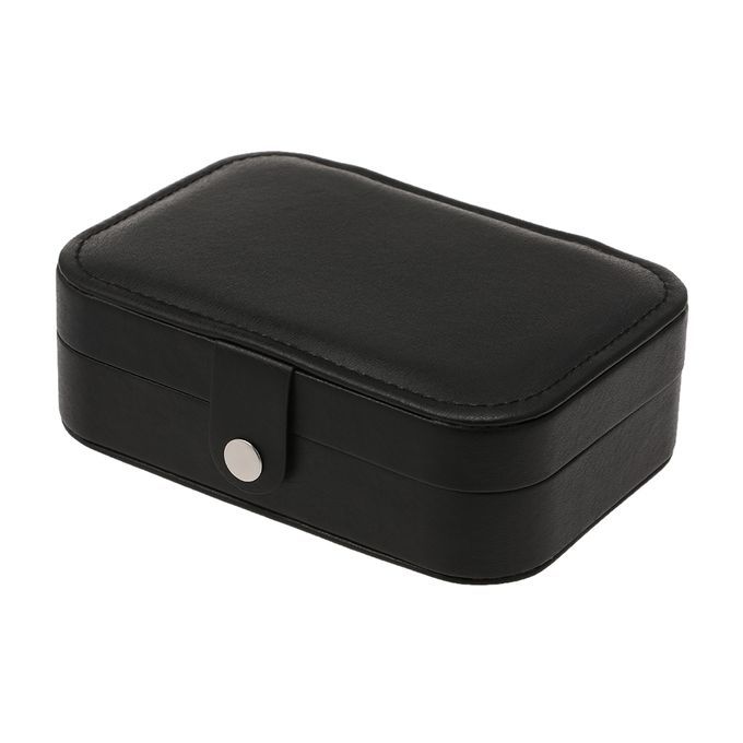 Jewelry Box Necklace Ring Storage Organizer Double Layer