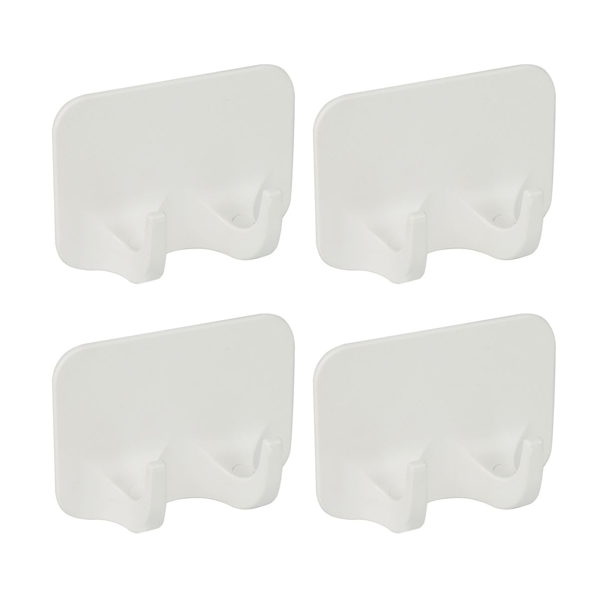4 Pack Adhesive Hooks Wall Sticky Hooks Removable Hangers