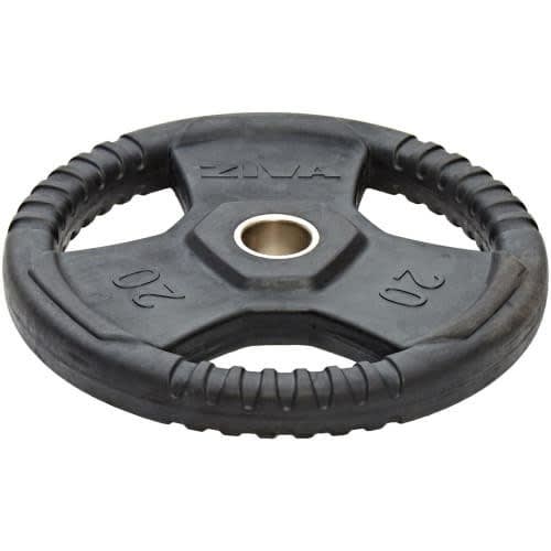 Rubber Weight Plates 20 Kg - Black