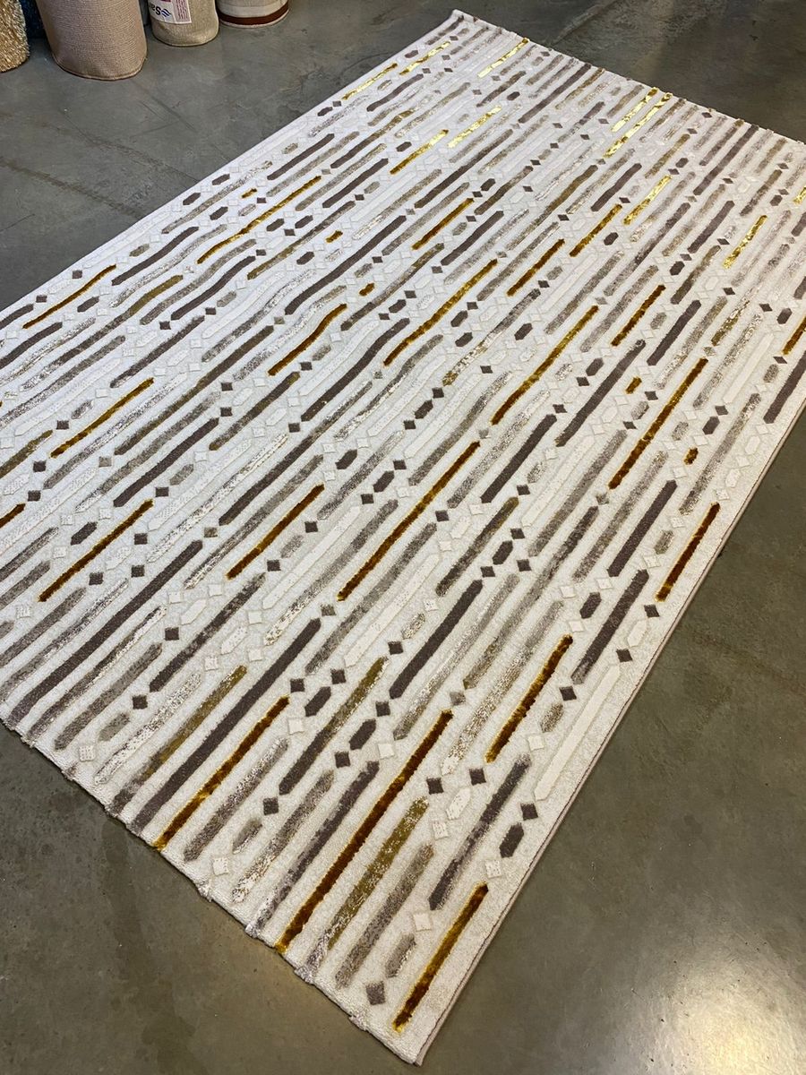 Dripping Rain Inspired Turkish Living Room Center Rug