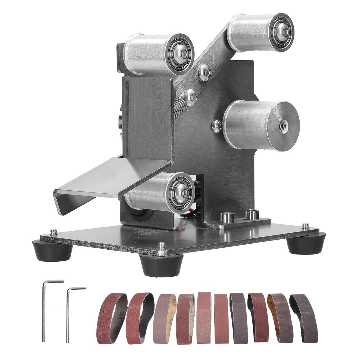 Multifunctional Grinder Mini Electric Belt Sander DIY Polishing Grinding Machine Cutter Edges Sharpener