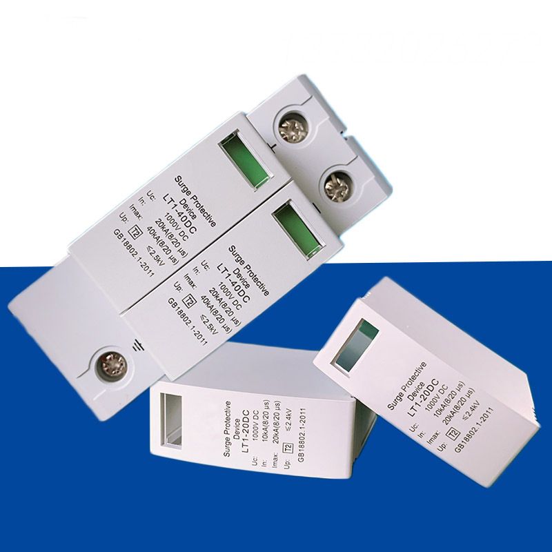 Dc 1000V 800V 500V 20ka~40ka 2P 2Pole Spd House Surge