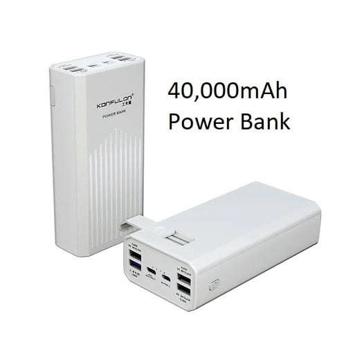 40,000mAh Power Bank For Phones And Laptops With Multiple Output