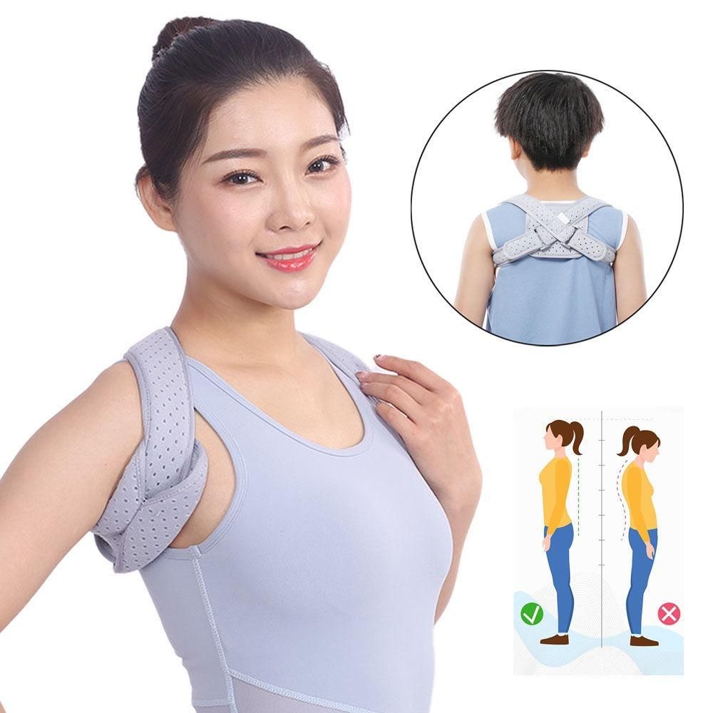 1pc Posture Corrector Adjustable Straightener Back Brace Support for Kids Adult