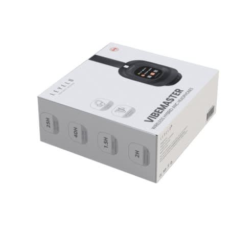 Vibemaster Wireless Hybrid Anc Headphone With 1.2m Aux Cable - 2 Hours Charging Time - 600mAh