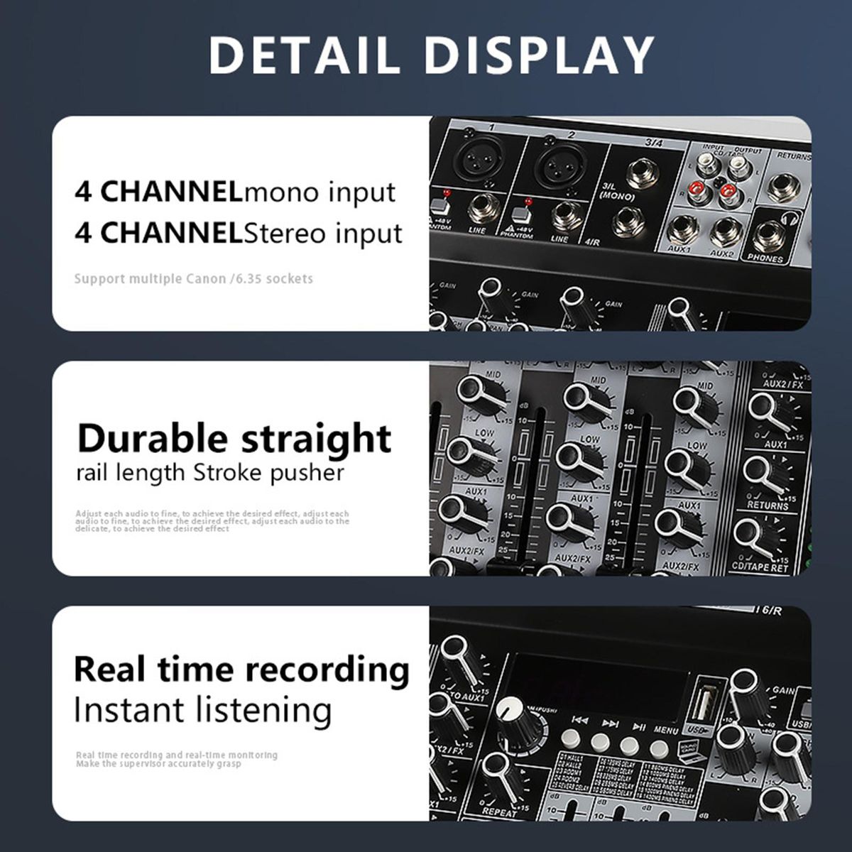 Digital Mixer Sound Board Console Professional