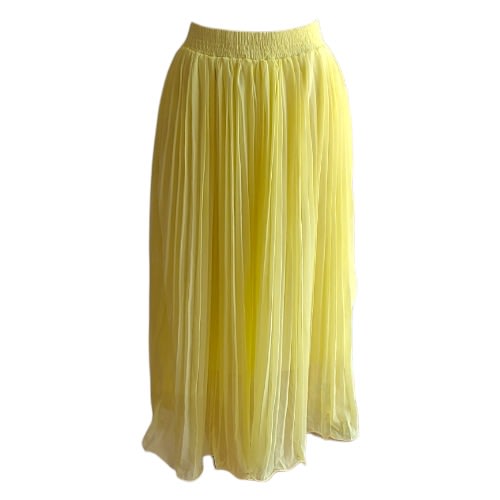 Pleat Maxi Skirt