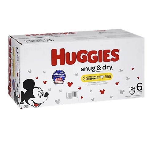 Snug And Dry Diapers -Size 6