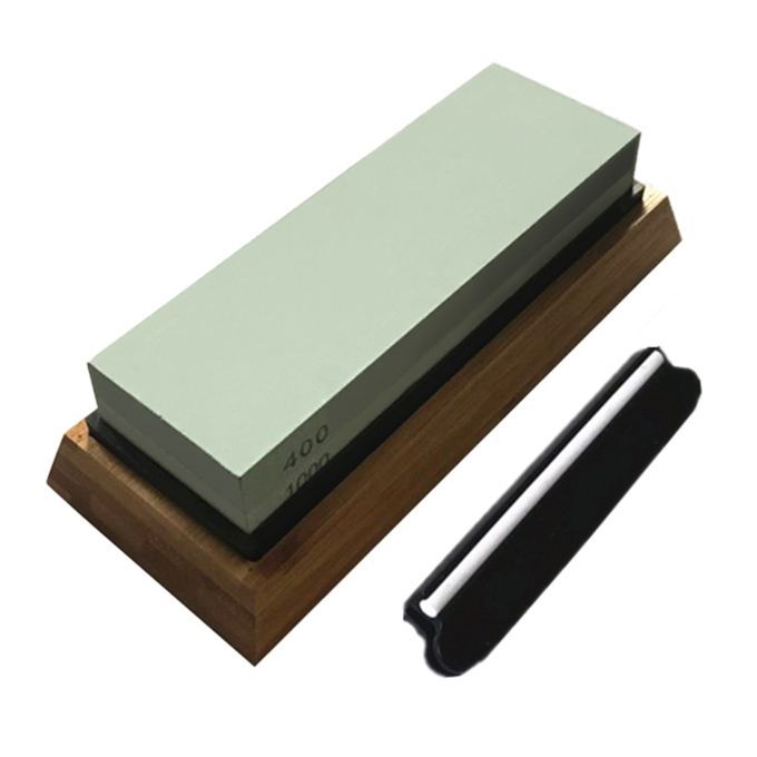 Sharpening Stone Set Dual Grit 400/1000 With Non Slip