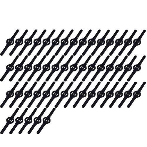 50Pcs Plastic Grass Trimmer Blades Lawn Mower