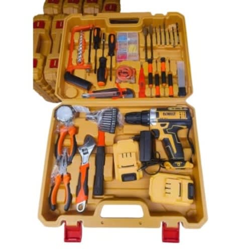 Tools Box With 36v Cordless Drill- 47pcs