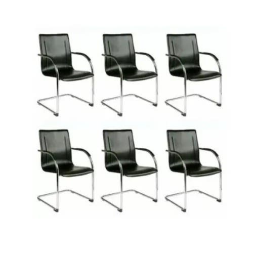 Leather Visitors Chair - 6 Sets