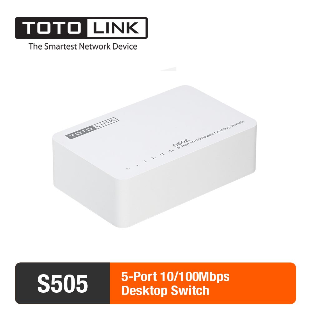 TOTOLINK S505 Desktop Switch Ethernet Switch Lan Hub 5-port