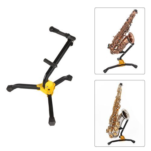 Foldable Tenor Saxophone Alto Sax Metal Floor Stand Tripod