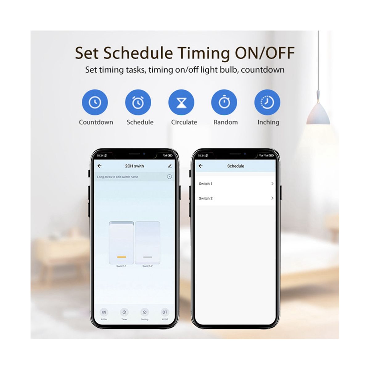 NEO Tuya Wifi Smart 2-Way Light Control Switch Module