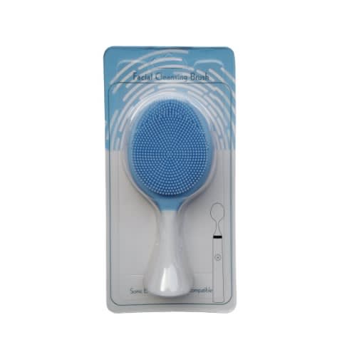 Silicone Facial Cleanser Brush Head - Blue
