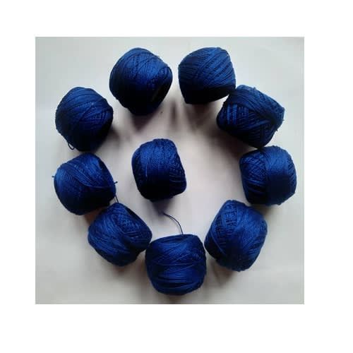10 Balls Cotton Crochet Thread - Blue