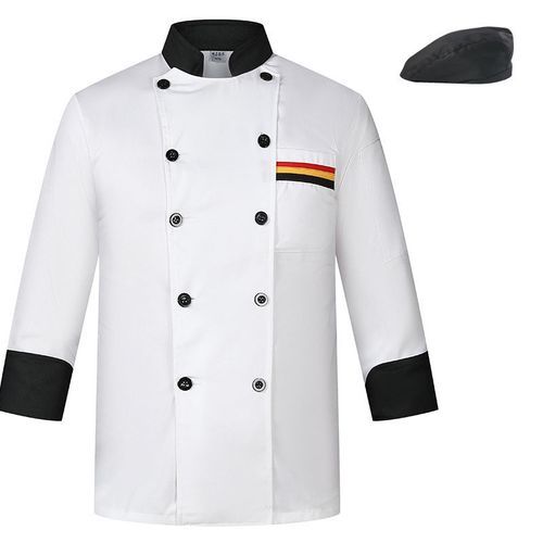 Man Chef Uniform Kitchen Restaurant Chef's Tops