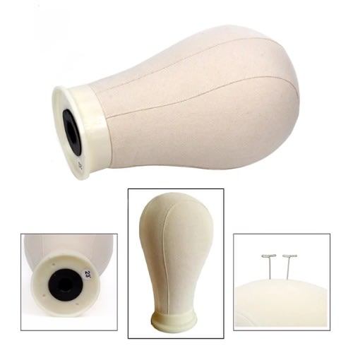 Canvas Mannequin Head For Wig Making