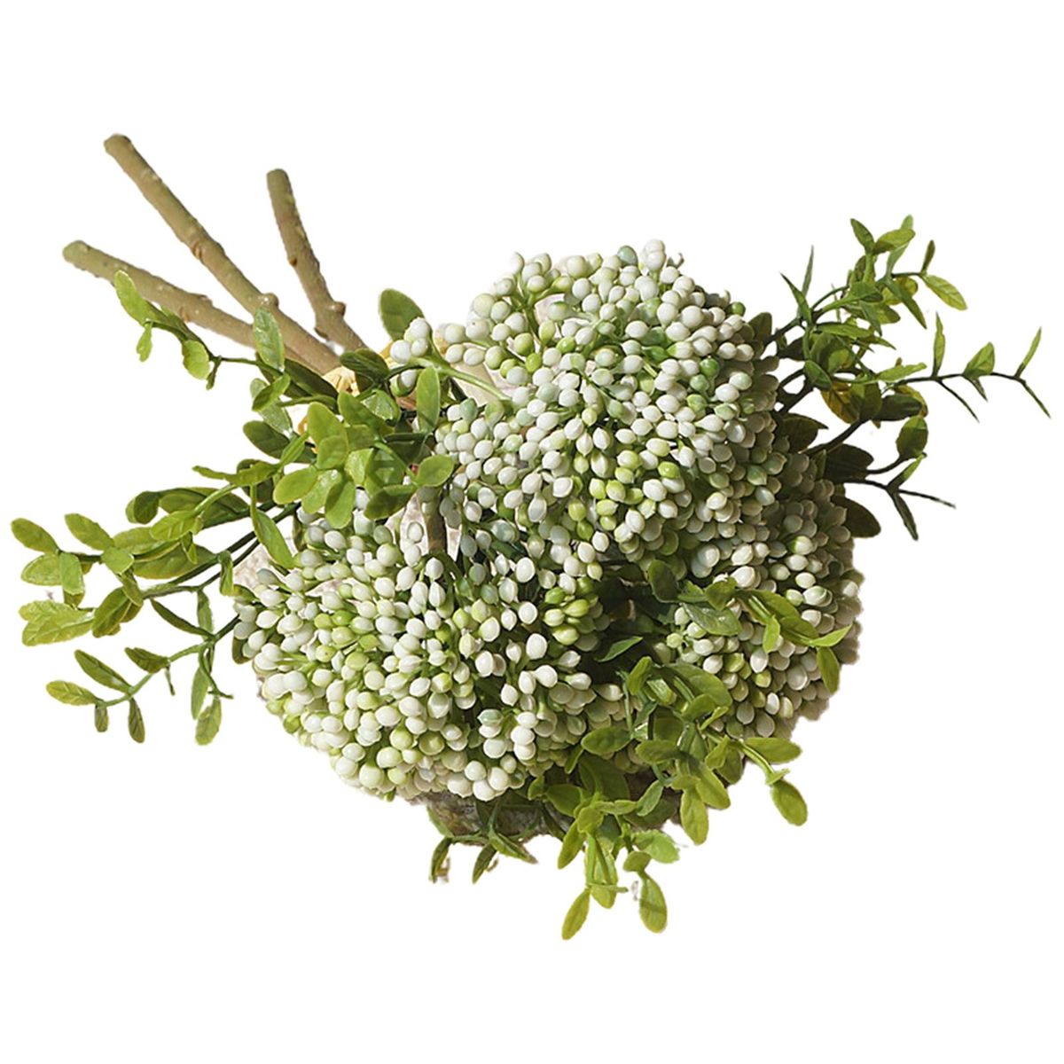 1 Bundle Fake Fruit Plant Non-fading Decorative-White