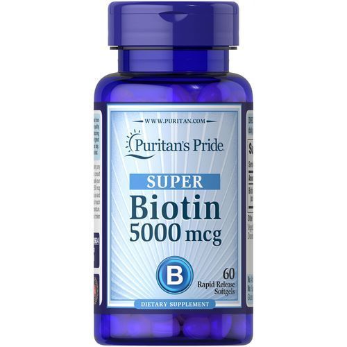 Puritans Pride Biotin 5000mcg X 60 Caps