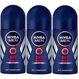 Men Dry Impact Roll On - 50ml X 3 Pieces