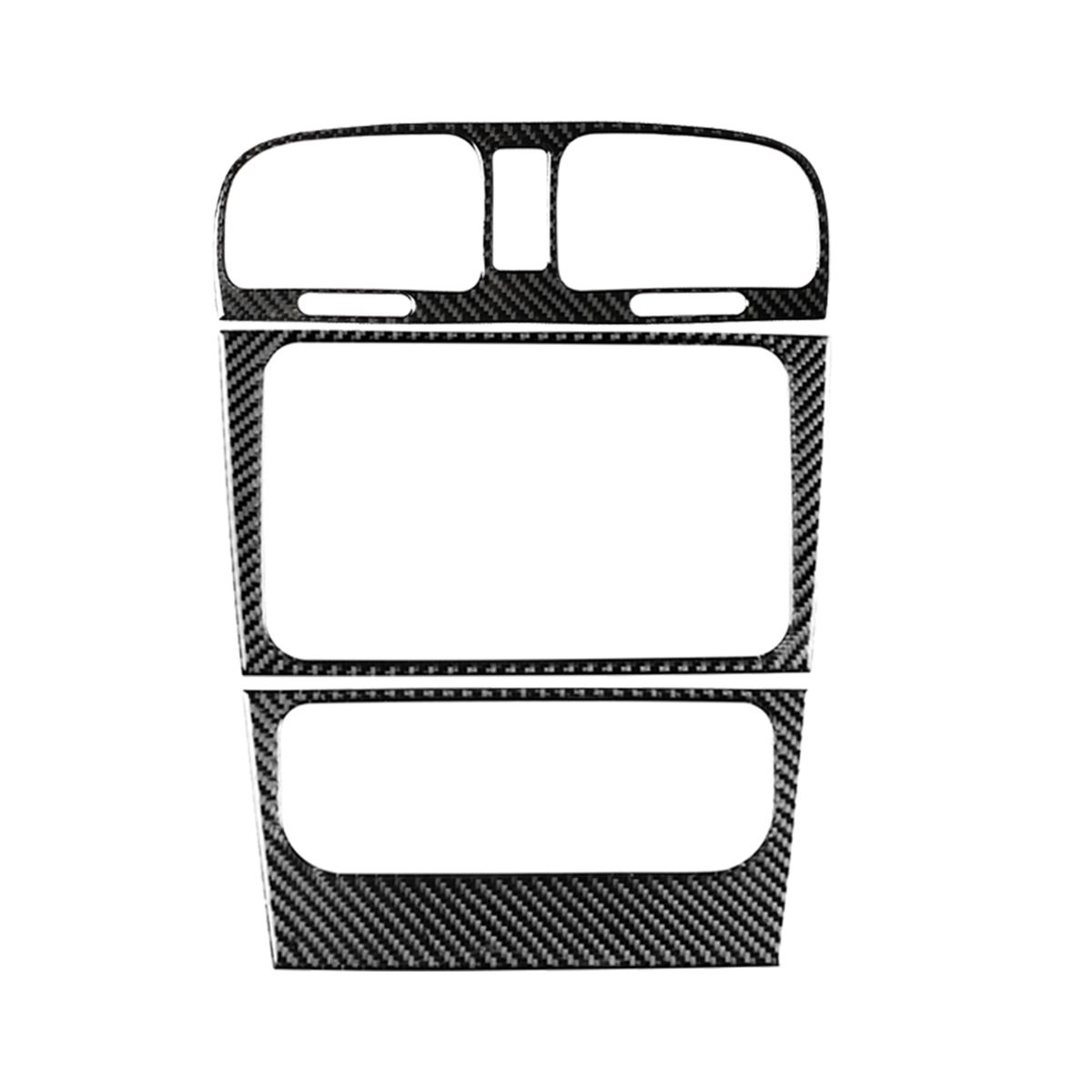 Car Carbon Fiber Air Vent Stickers Replacement For VW Golf 6