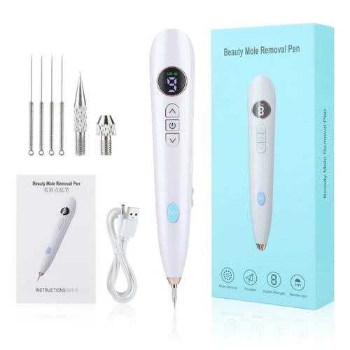 Skin Tag Remover Warts Eliminator Lcd Plasma Pen Electric Laser Tattoo Removal Kit