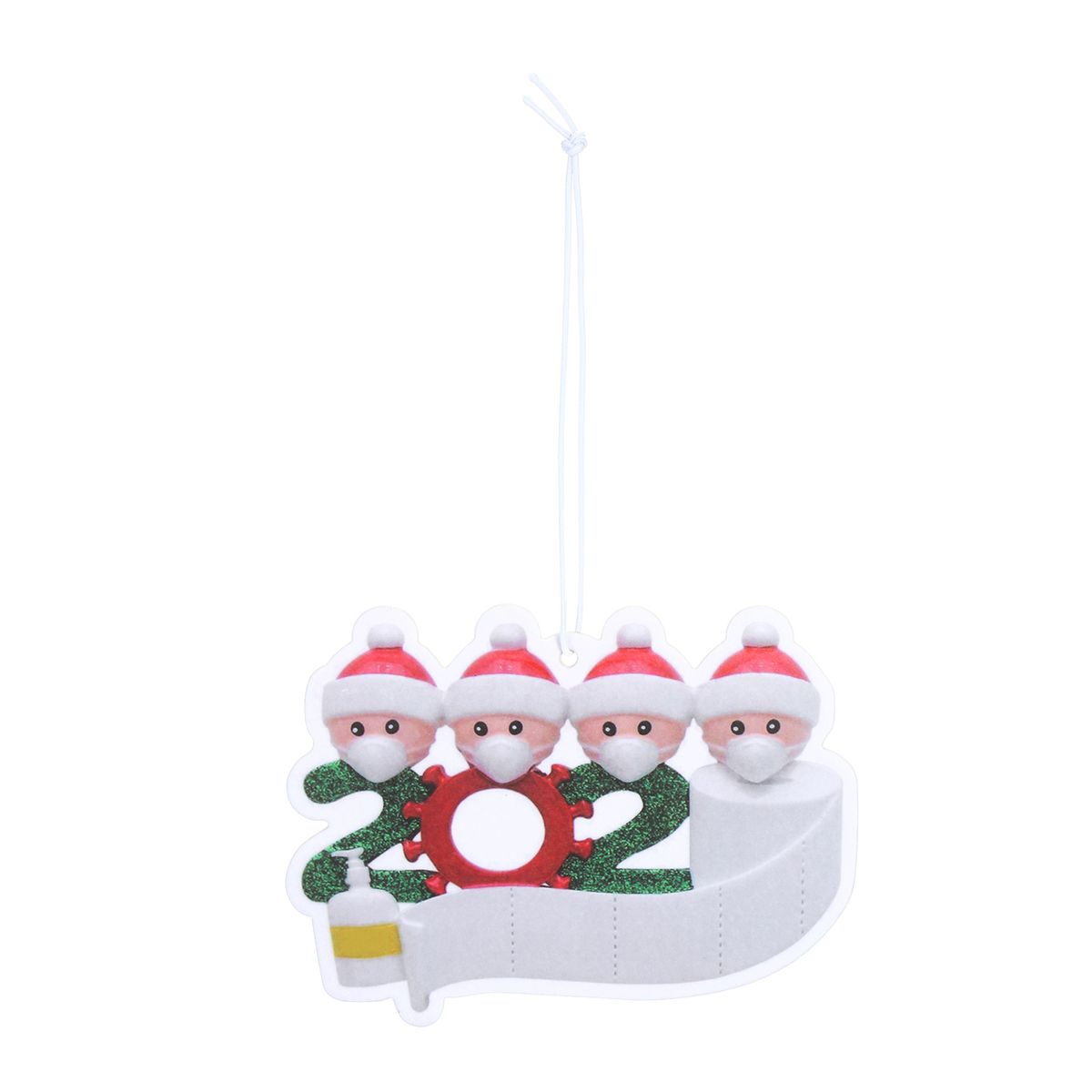 2020 Christmas Ornaments Quarantine Family Of 4 Christmas