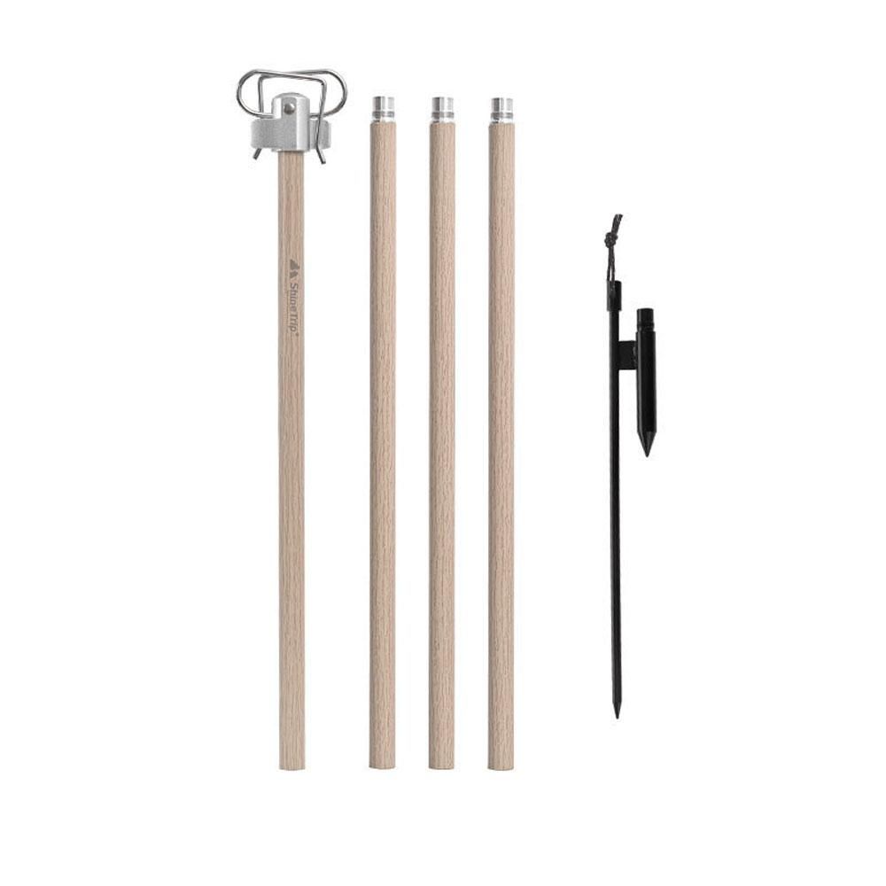 Shinetrip Camping Lantern Stand Portable Folding Lamp Hanging Pole Aluminum Alloy Light Holder for Outdoor Camping Picnic Fishing BBQ