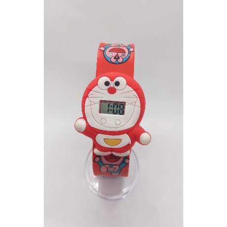 Doraemon Cartoon Character Digital Watch -  Red