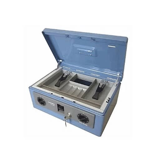 Cash Box With Code Combination And Key Lock