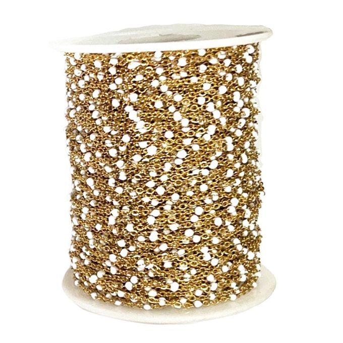 Chain Roll Men Women Pendants Chains Diy Bracelet White Gold