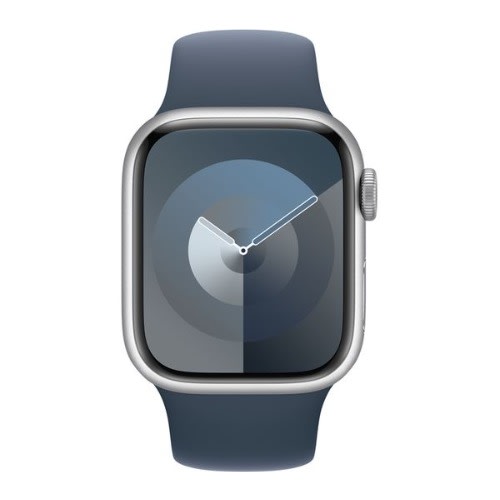 Watch Series 9 Gps 41mm Silver Aluminium Case With Storm Blue Sport Band - M/l