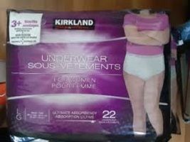 Adult Underwear/ Diapers For Women  Large ( 22 Count)