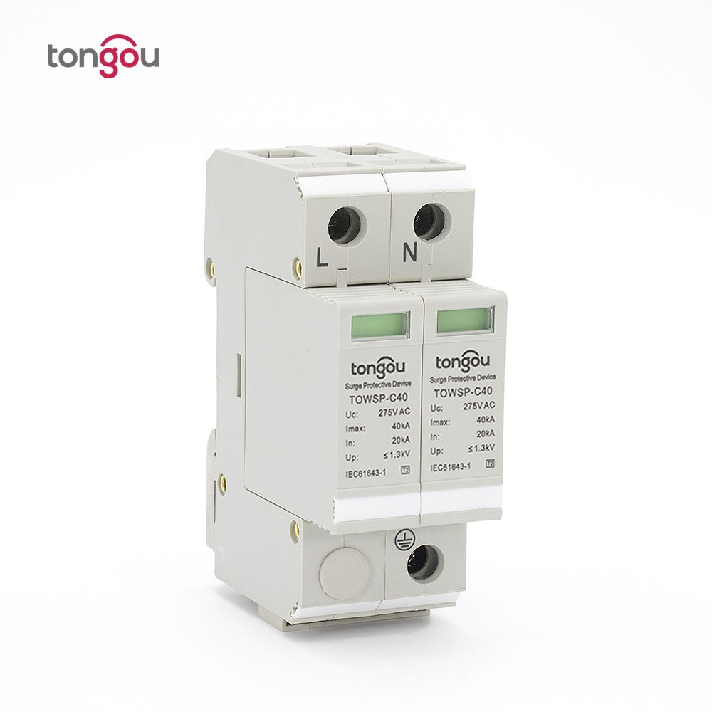 20KA~40KA Protector Surge 1P N House Protection SPD ~275VAC