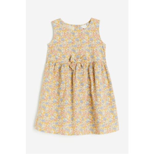 H&m Floral Pattern Cotton Dress