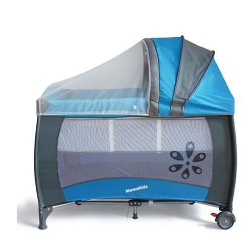 Baby Foldable Yard Bed Cot With Canopy - 100*70*72cm