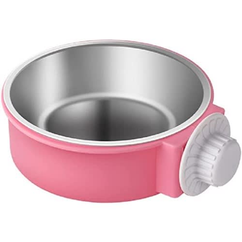 TD Pet Cage Hanging Bowl - Small - Pink
