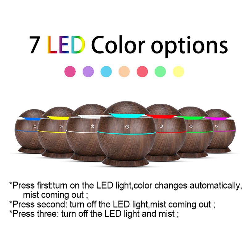 Air Humidifier Diffuser Aroma USB Aromatherapy 130ML