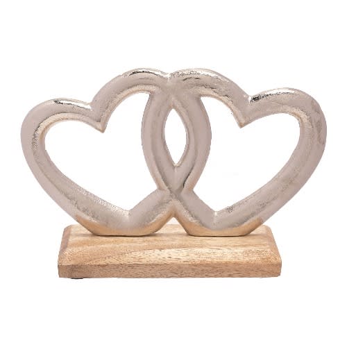 Double Heart Ornament-14cm