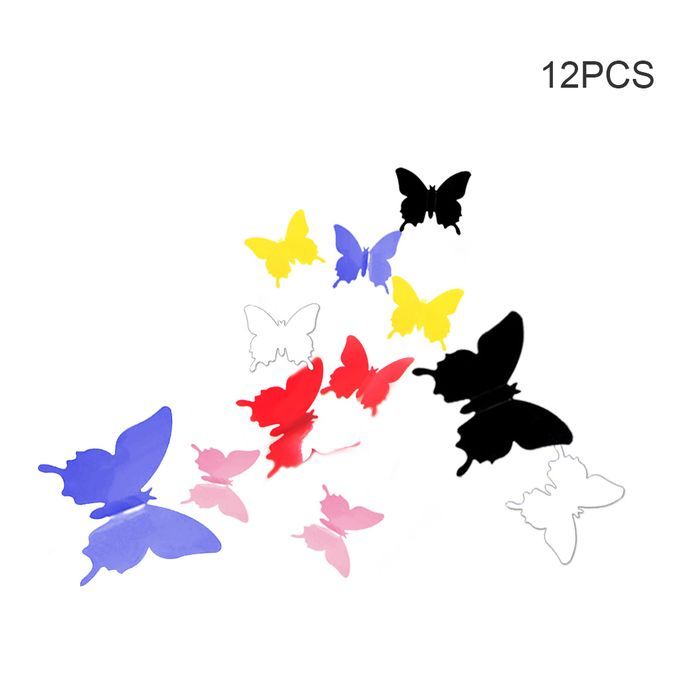 Mural Simulation 3D Butterfly Stereoscopic Hot Fashion