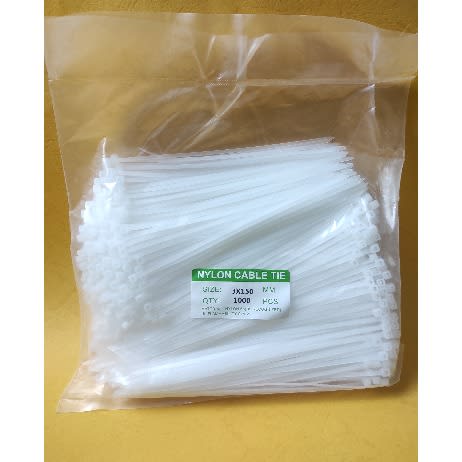 Nylon Cable Zip Ties - 1000pcs - 3 X 150