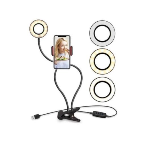 Selfie Ring Light With Cell Phone Holder Stand