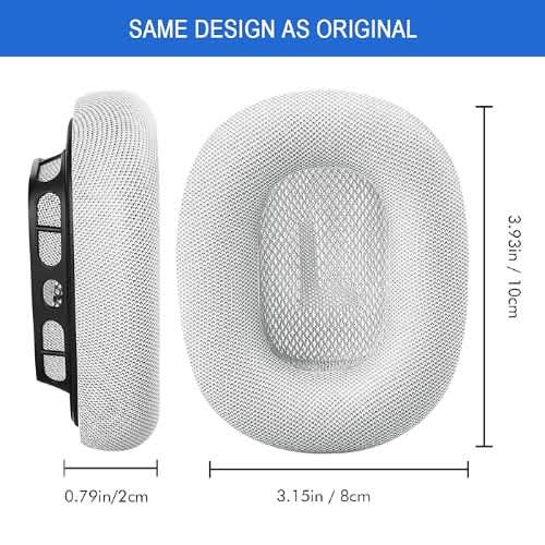 Replacement Earmuffs For Airpods Max -white