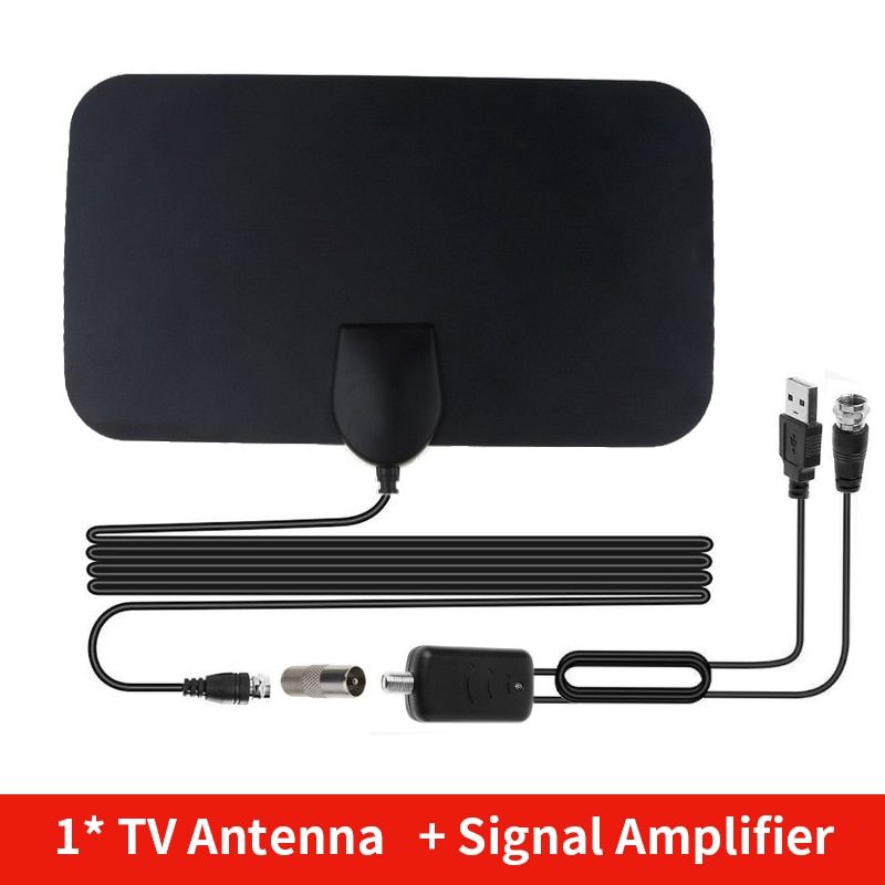 Hot Sale 4K Indoor HD Signal Amplifier Digital TV Antenna HDTV 50 Miles Range 25DB For VHF UHF HDTV Antenna TV Signal Receiver